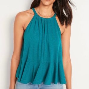 Old Navy Peplum Halter Top